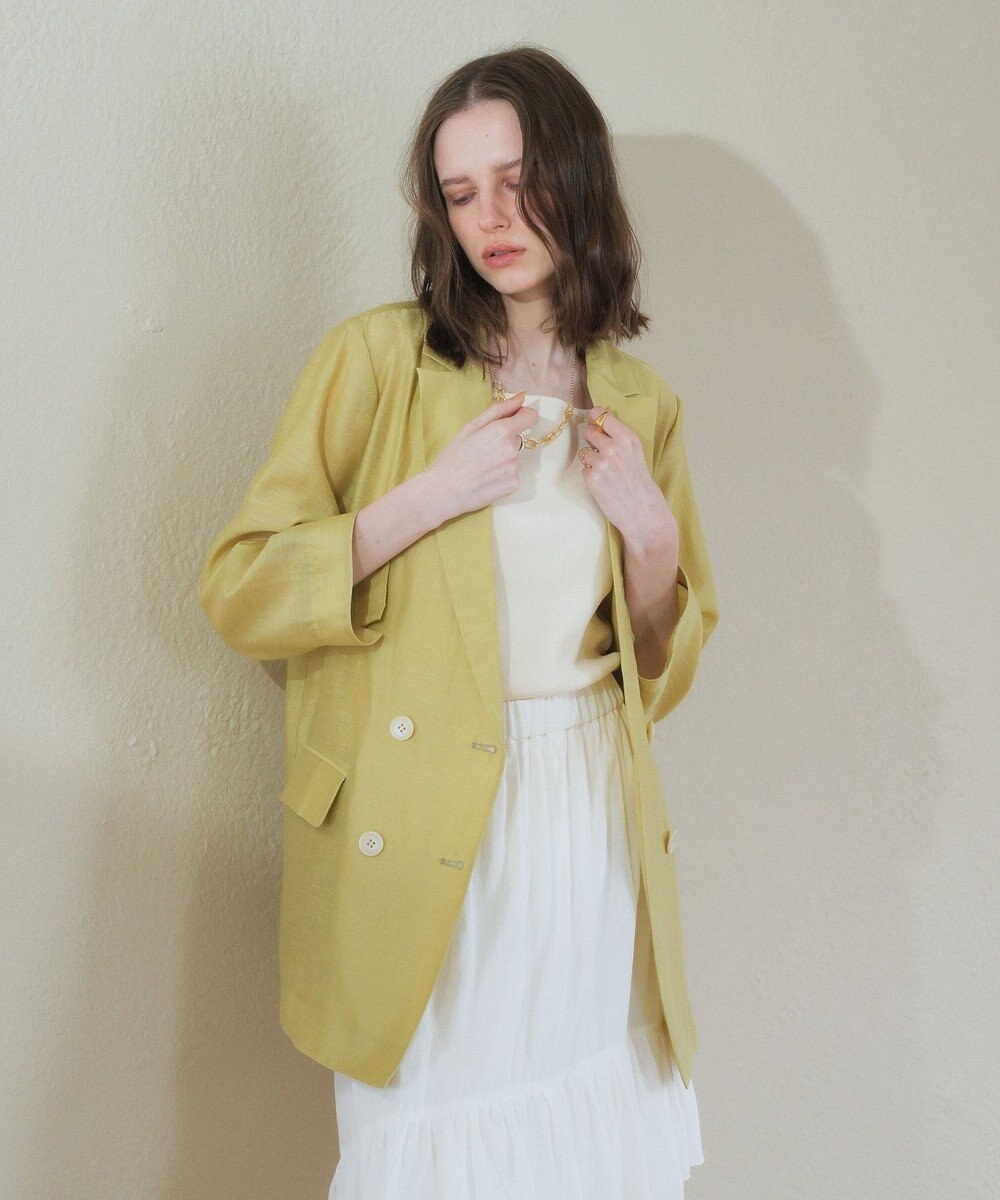 YECCA VECCA シアーテーラードジャケット 