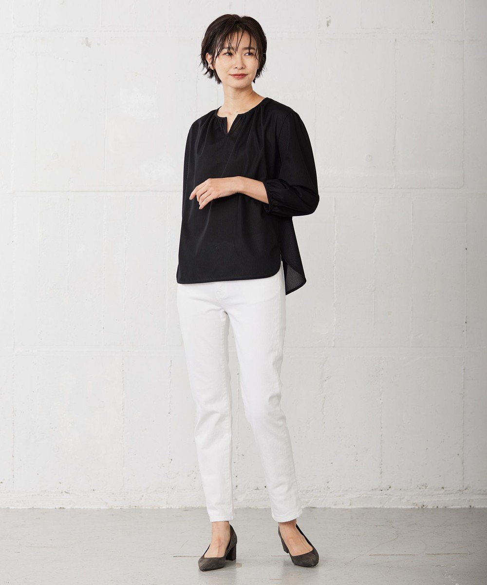 J.PRESS LADIES 【WEB限定】3way チャーム付き パール イヤカフ リング 