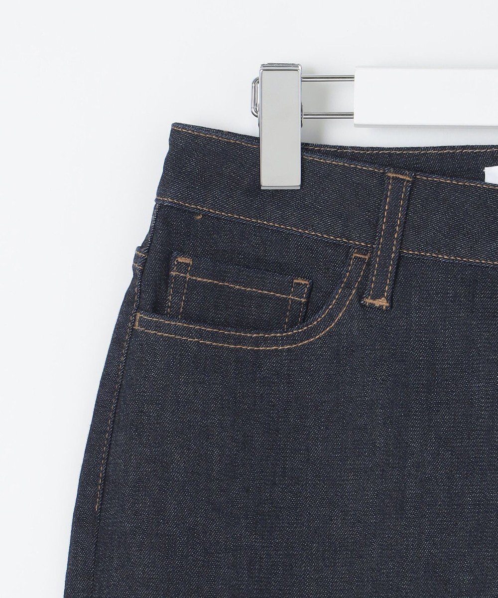 自由区 【洗える】365DENIMワイドストレート パンツ 