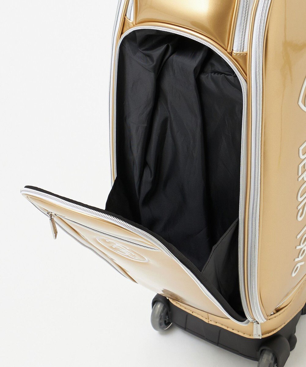 23区GOLF 【UNISEX】エレガントエナメルキャディバッグ　キャスター付きで移動もラクチン 