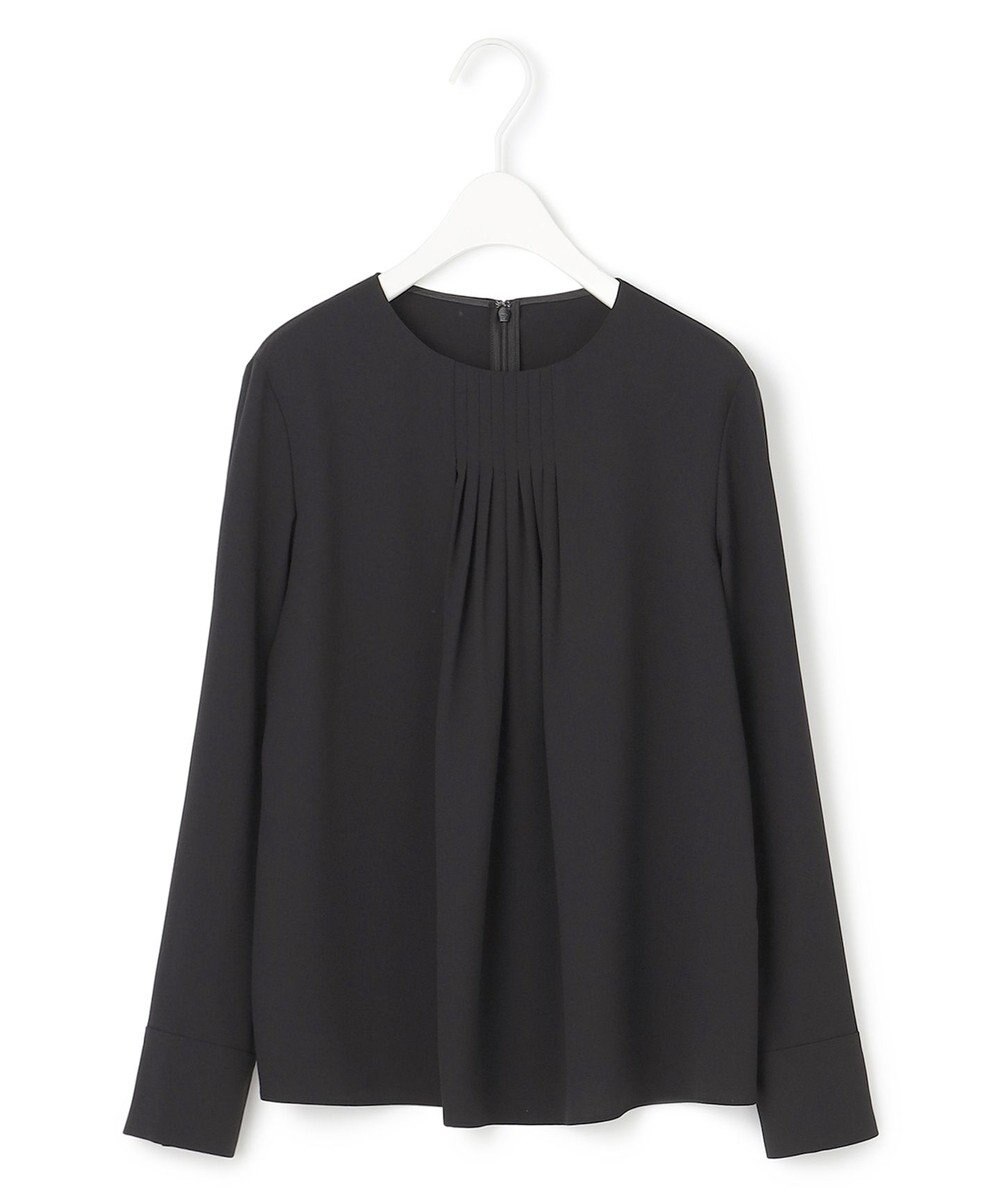 ICB L 【洗える】 ストレッチジョーゼット ブラウス 