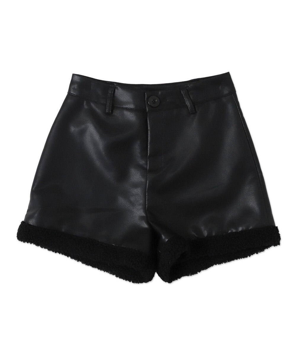 WEGO PUボアショートパンツ 