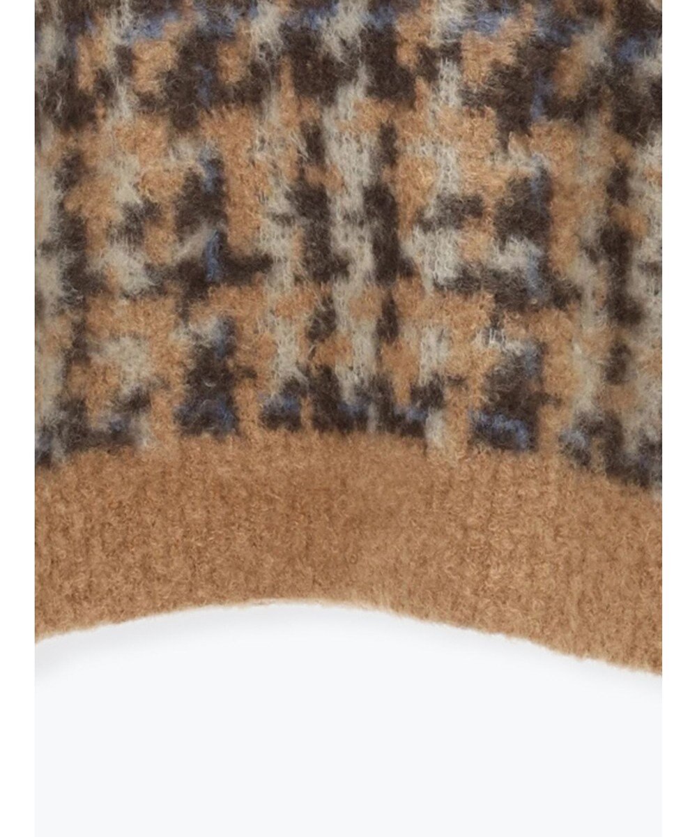 Te chichi チェックジャガードニットプルオーバー 