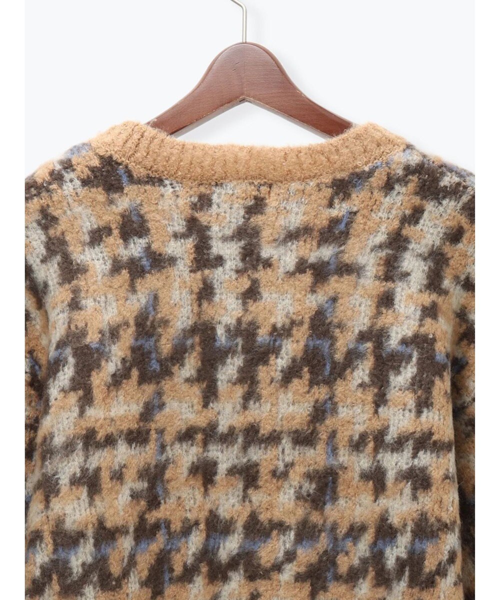 Te chichi チェックジャガードニットプルオーバー 