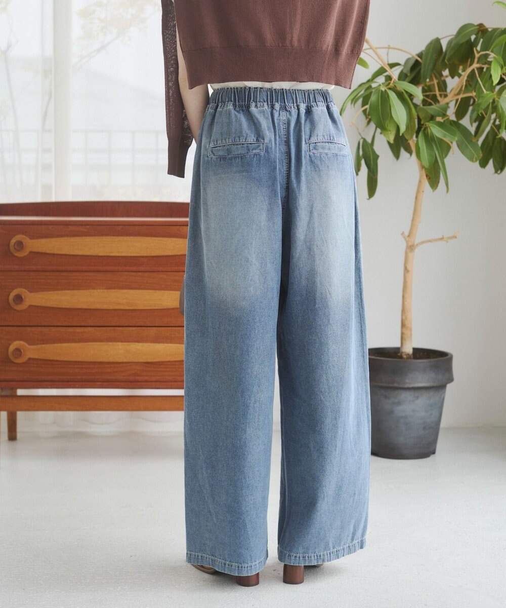 WEGO 【ANGIE VINTAGE】デニムイージーパンツ 