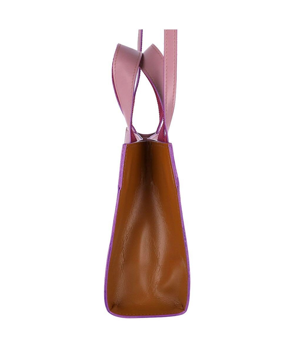 tsumori chisato CARRY キラネコエコレザー ハンドバッグ 2way ショルダーバッグ 