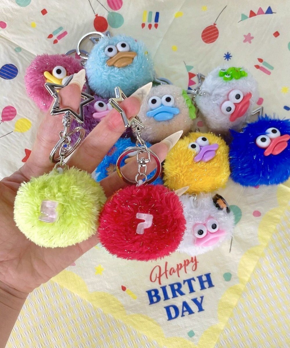 WEGO 爆誕☆モンスターぬいぐるみキーホルダー 
