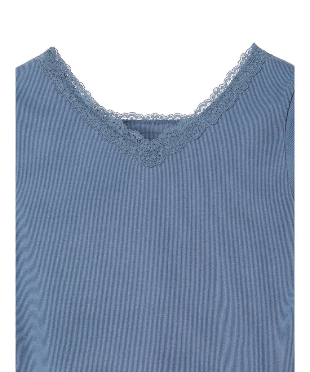 earth music&ecology 前後２ＷＡＹ襟レースプルオーバー 