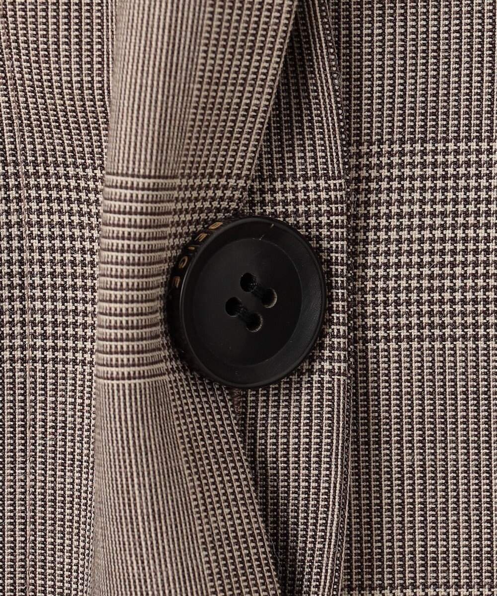 BEIGE， MER / グレンチェックコート 