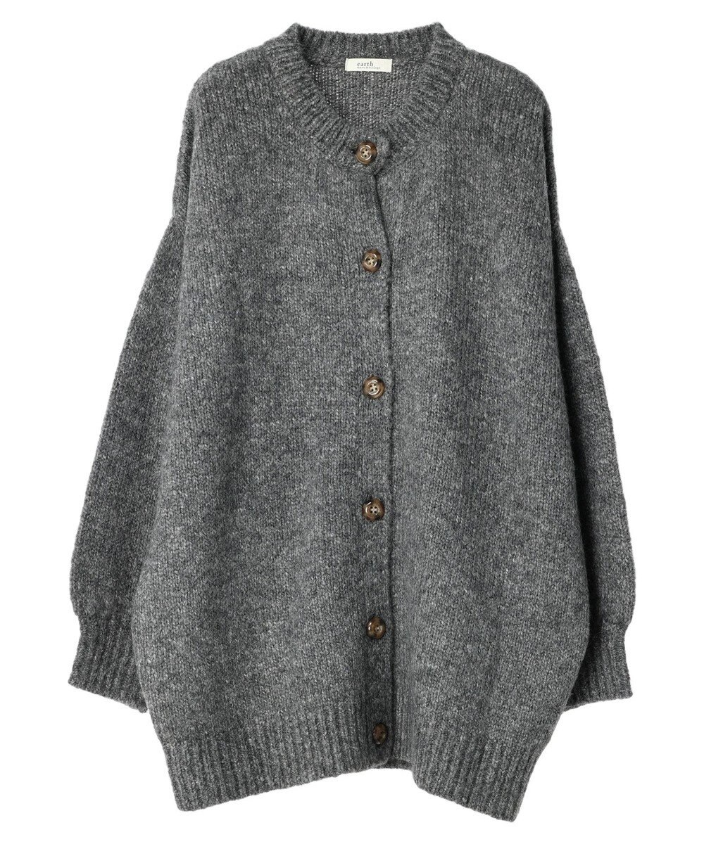 earth music&ecology ファンシーヤーンメランジカーディガン 