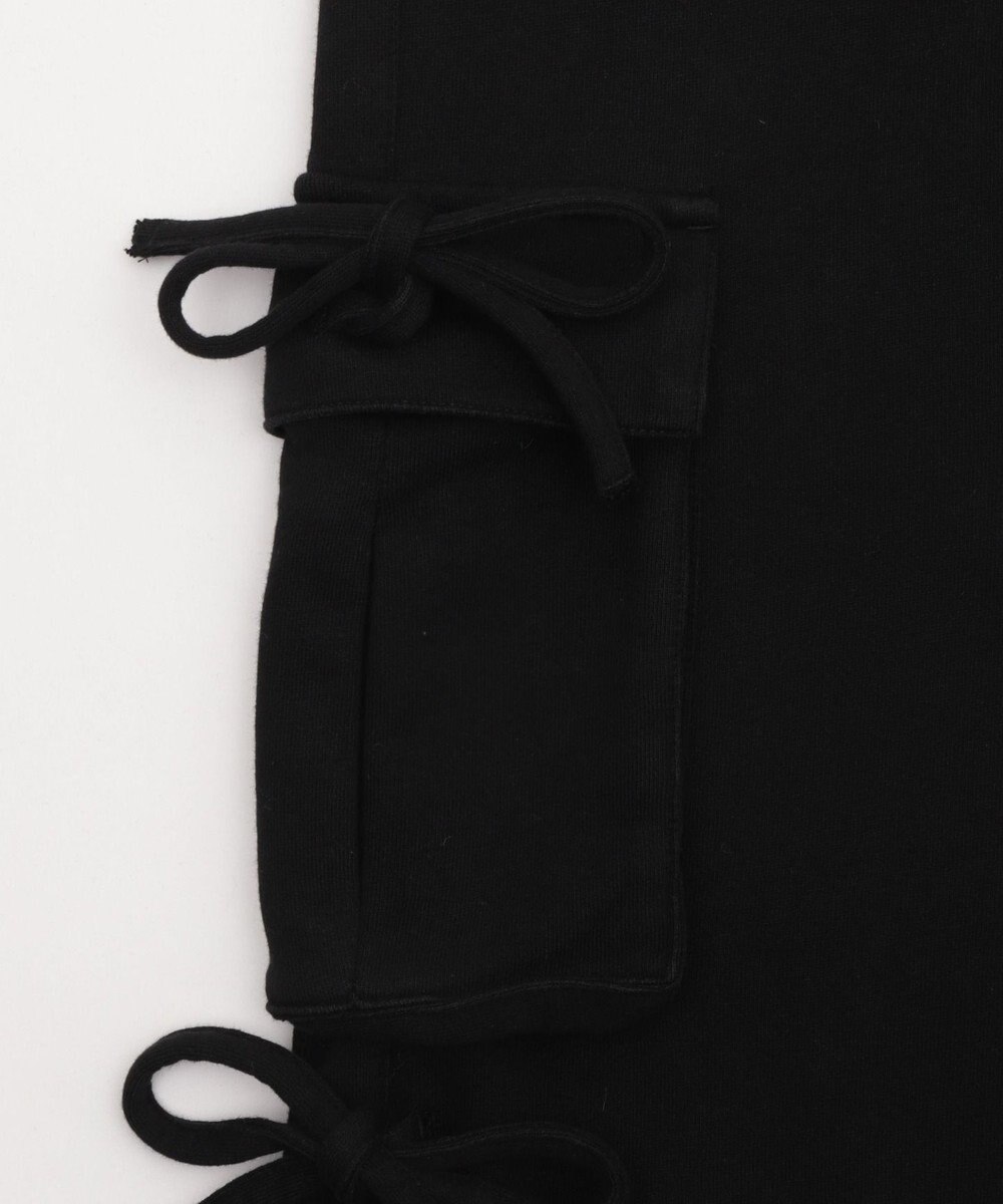 WEGO 【ウエストゴム】リボンカーゴスウェットパンツ 