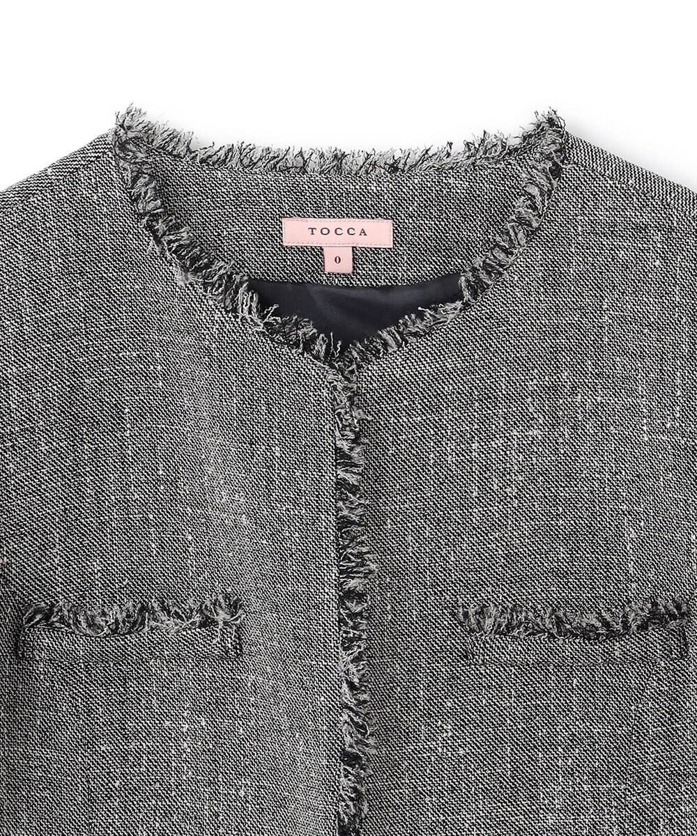 TOCCA 【消臭・洗える】SPARKLY THINGS ツイードジャケット 