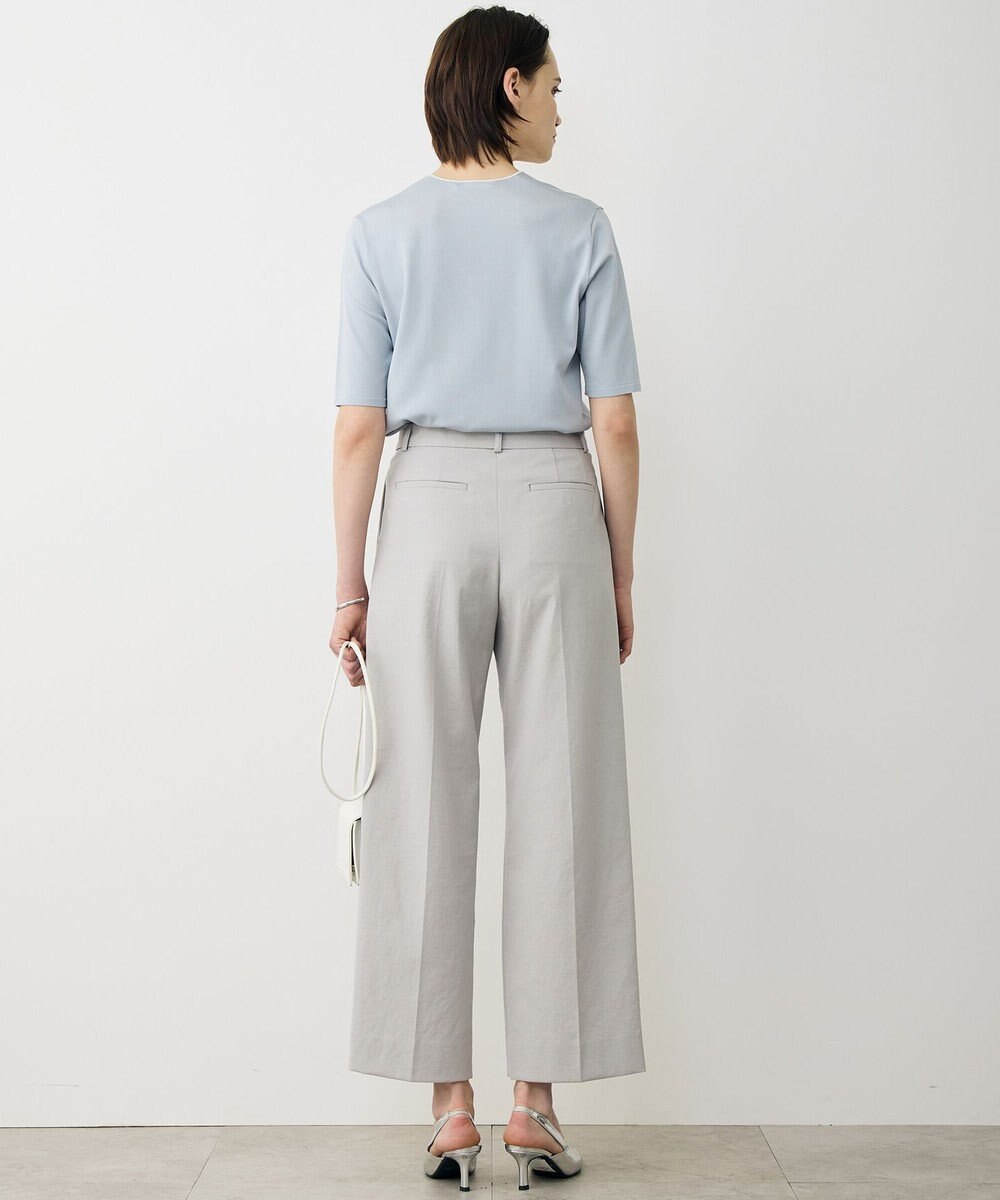 ICB L 【先行予約・WEB限定カラーあり】 シンセティックハイゲージ 半袖Vネックニット 