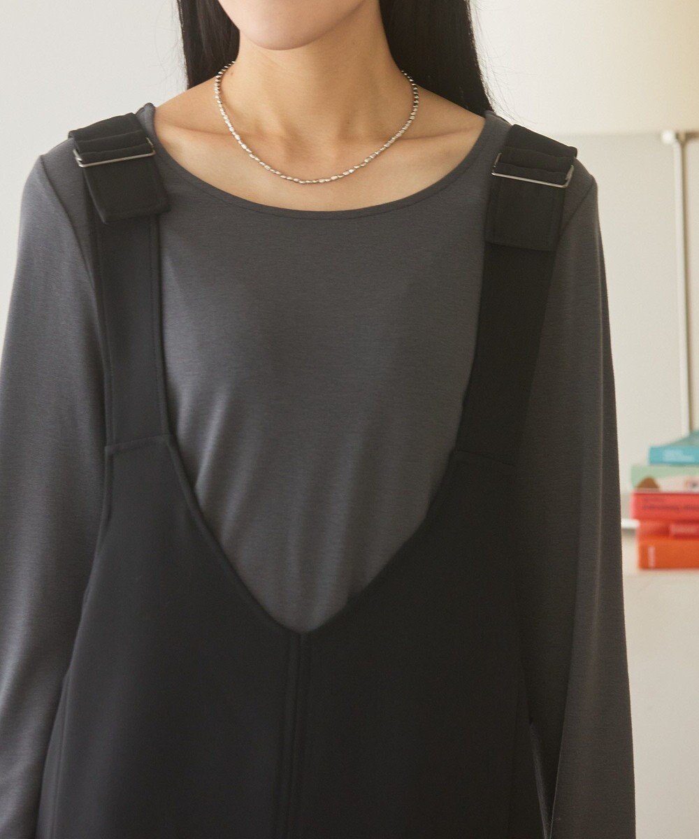 AMERICAN HOLIC イージーケアWクロスIラインワンピース 