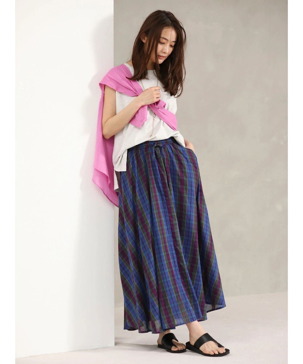 Green Parks インド綿 ボイルゆったりシャツ 