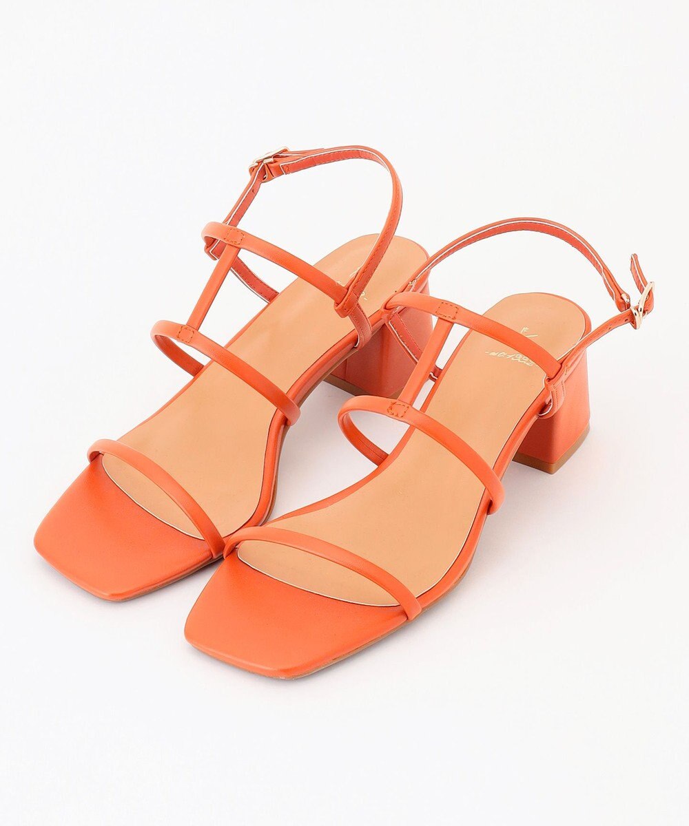 組曲 ナローストラップサンダル 