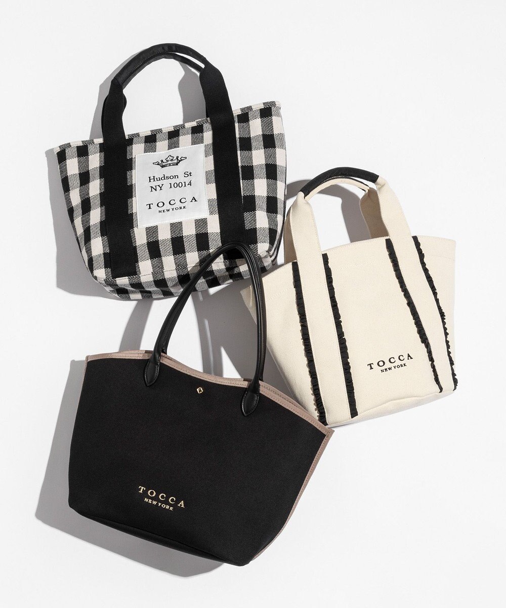 TOCCA 【WEB＆一部店舗限定】TOCCA AVENUE CANVAS TOTE キャンバス トートバッグ 