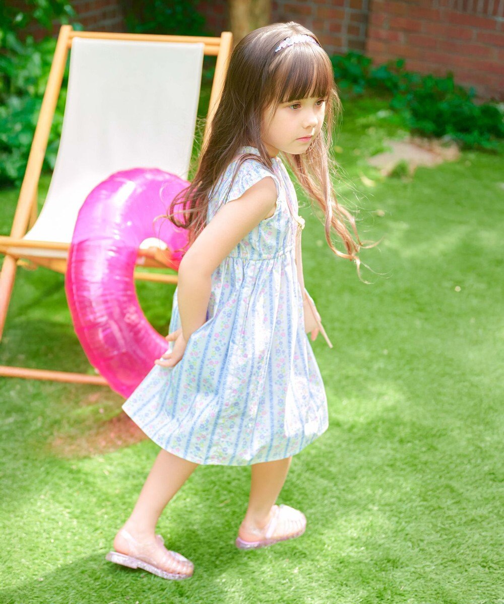 ANY KIDS 総柄 サマーワンピース 