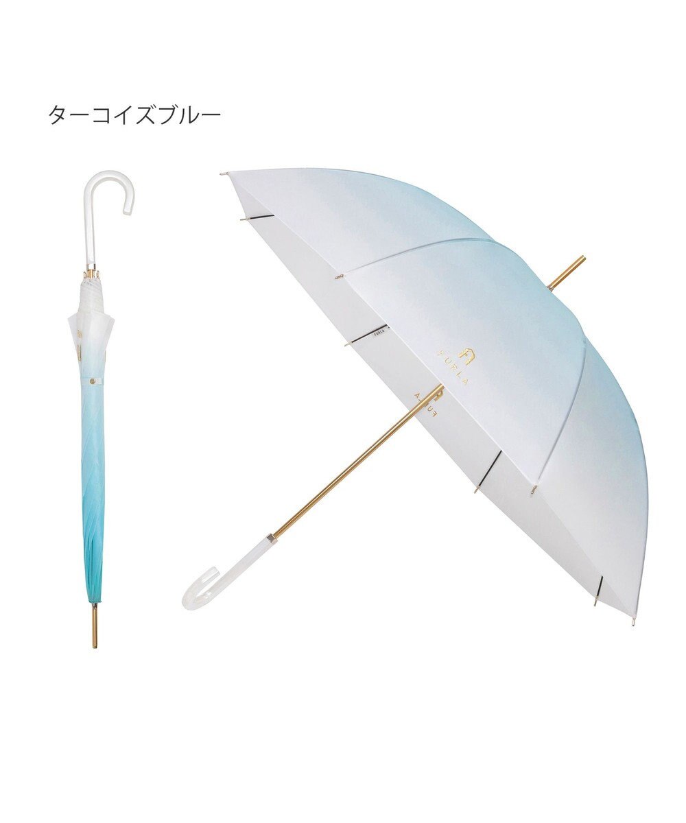 MOONBAT 【雑誌掲載SWEET6月号】FURLA 長傘 グラデーション シリコンコーティング 