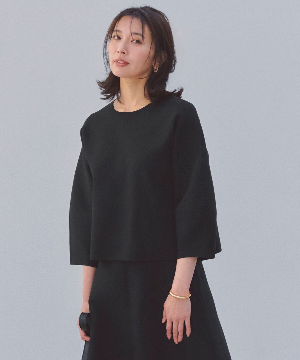 UNFILO L BEAUTY FORM KNIT フレアスカート セットアップ 