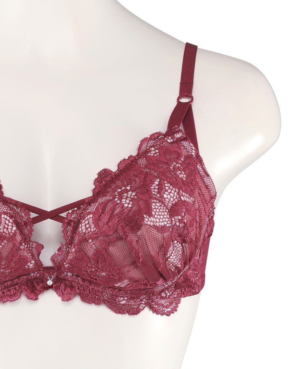 San-ai Resort（三愛水着楽園） 【WEB限定】【プチプラブラセット】純欲カラーヌーディーレーシーストリングブラ＆ショーツセット 【northerly】 