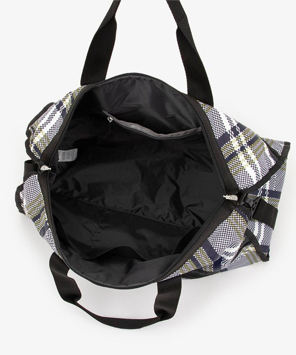 LeSportsac DELUXE LG WEEKENDER/ピクセルスクランブルチェック 