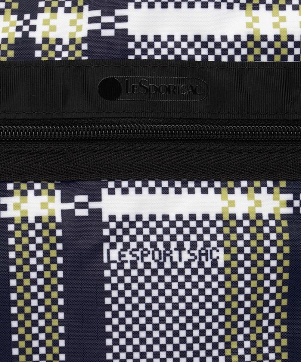 LeSportsac DELUXE LG WEEKENDER/ピクセルスクランブルチェック 