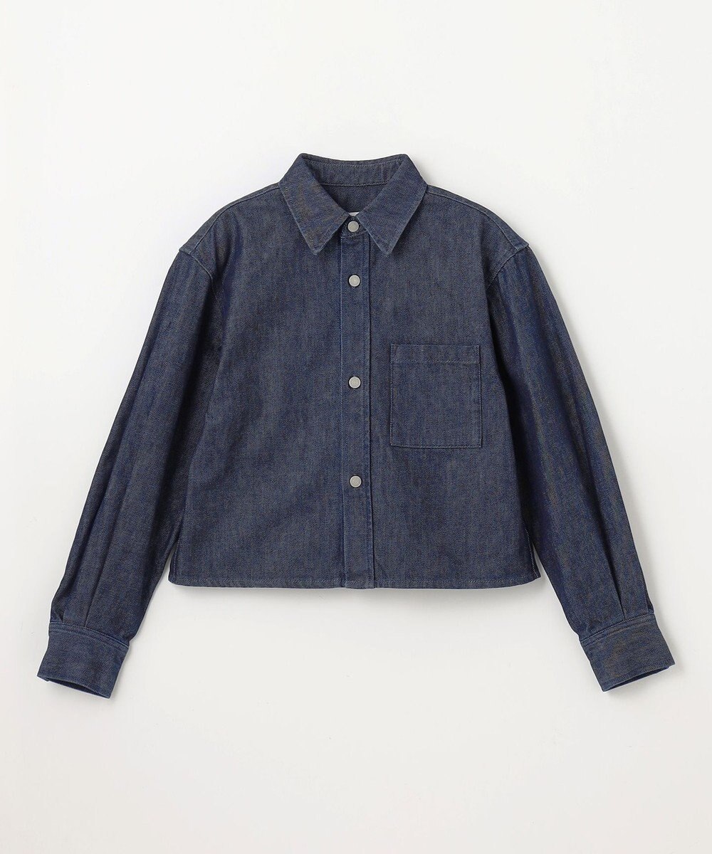 NAVE 【ReNave・セットアップ可/洗える】マーセライズデニムシャツ 