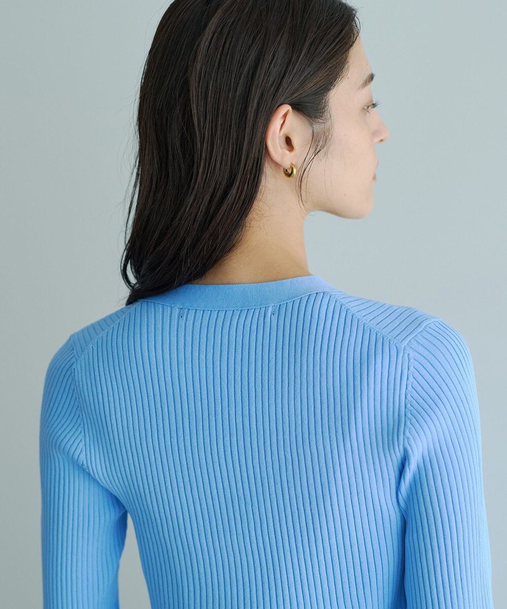 YECCA VECCA ペプラムカーディガン 