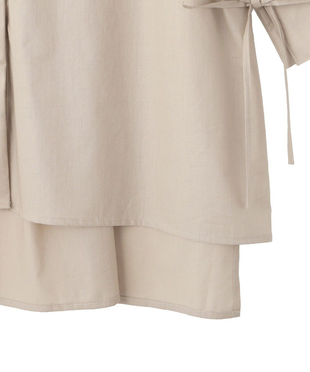 YECCA VECCA 【ORGABITS】5分袖スキッパーシャツ 