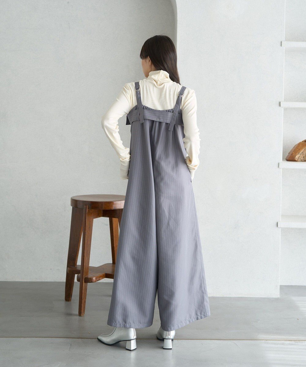 earth music&ecology ベルトベアサロペット 