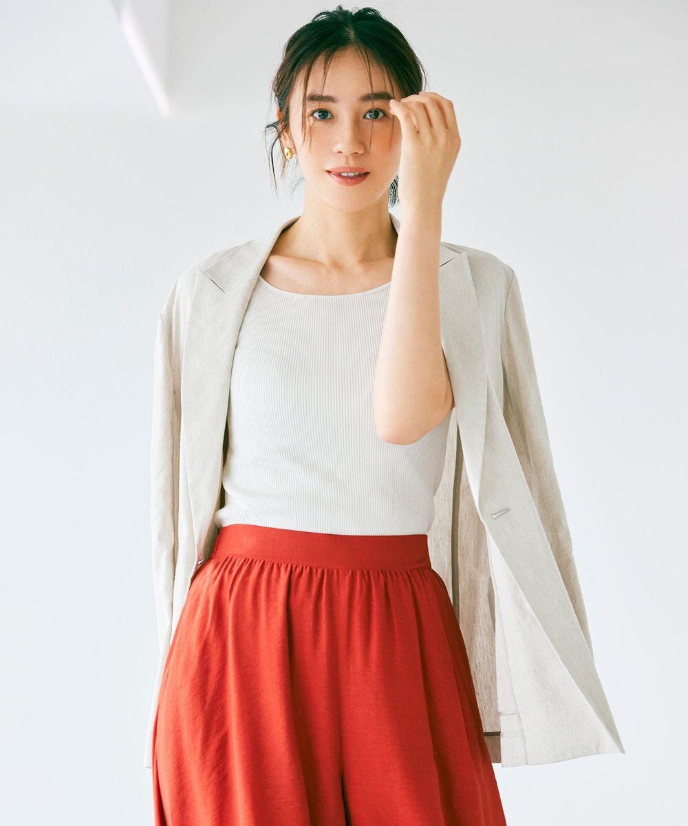 23区 オーガニック リブ タンクトップ 