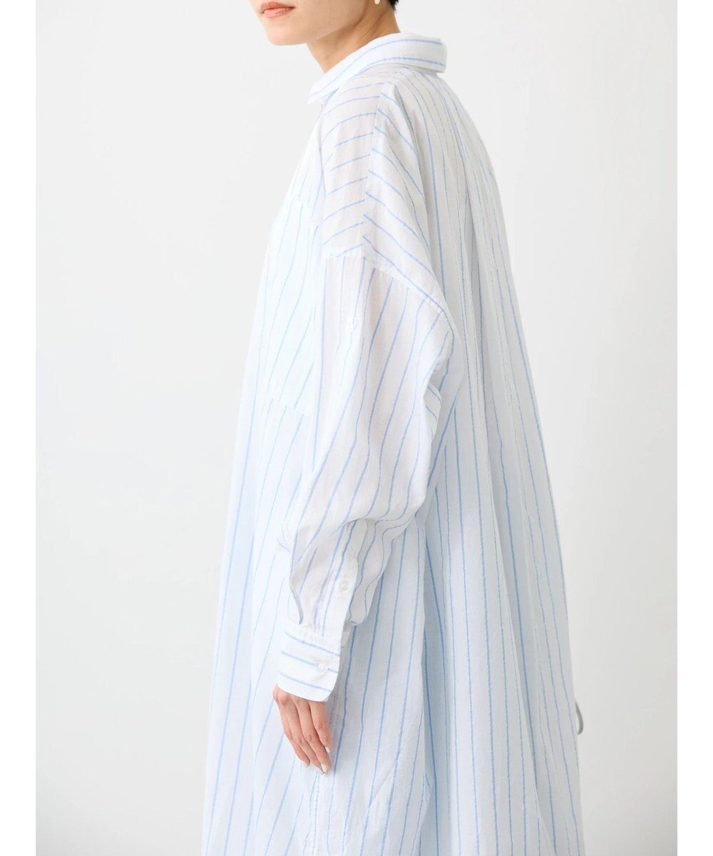 AMERICAN HOLIC 丈違いラメストライプワンピース 