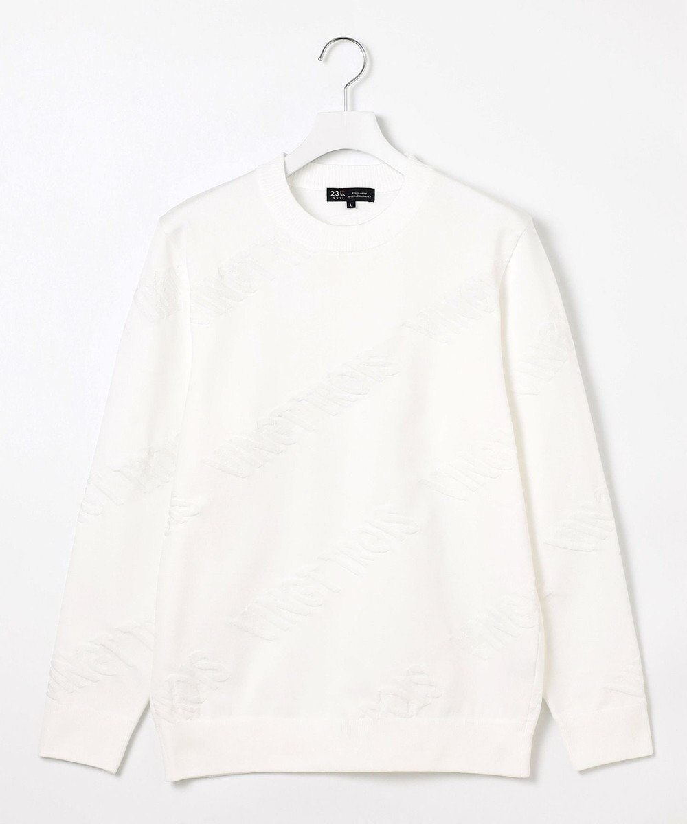 23区GOLF 【MEN】ロゴスポーツニット 