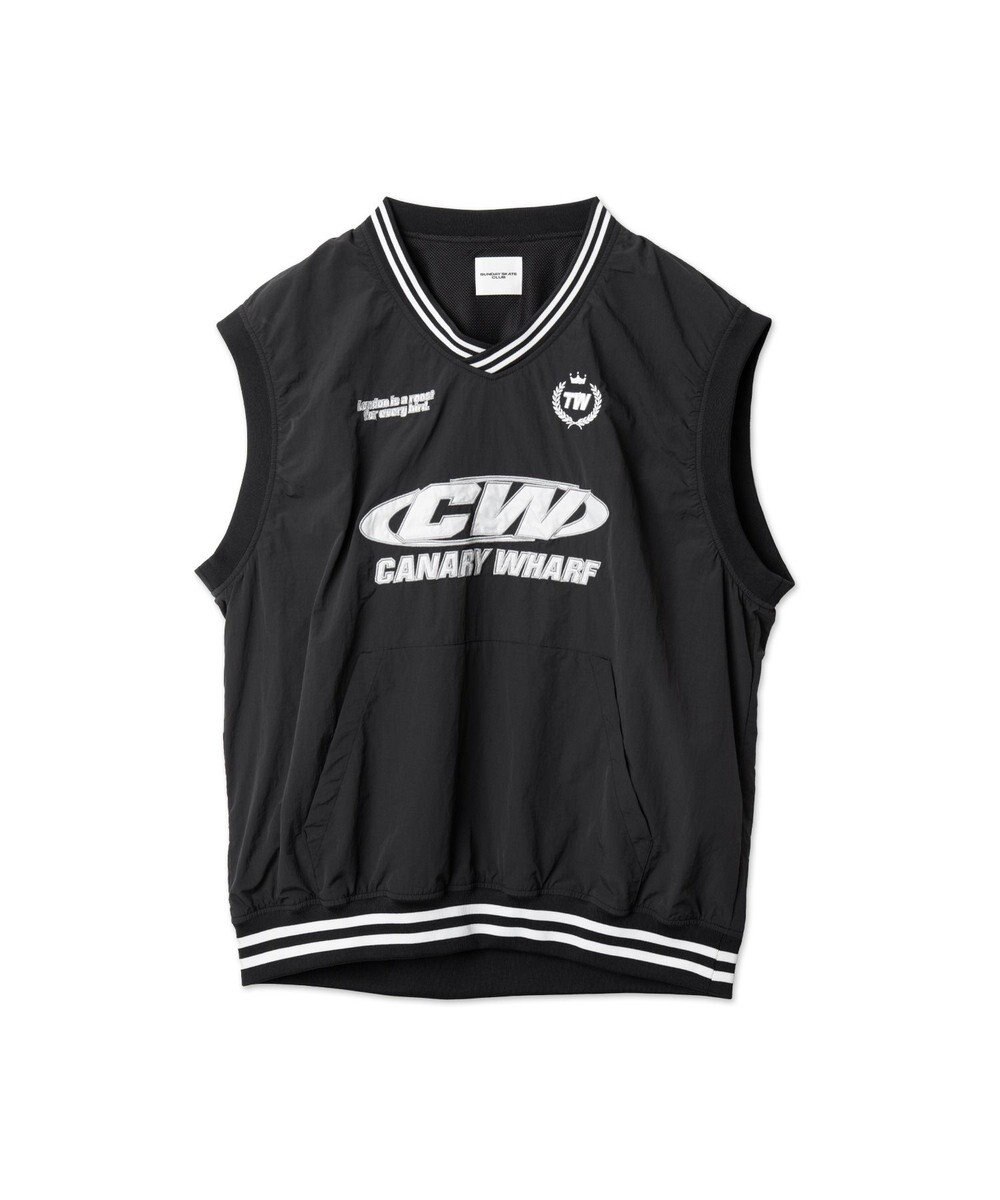 WEGO ナイロンVネックベスト 