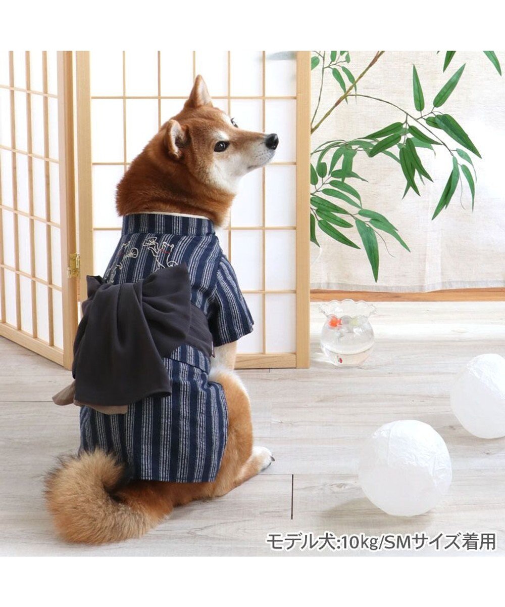PET PARADISE ペットパラダイス  浴衣 《日本画風 犬刺繍》 中型犬 大型犬 