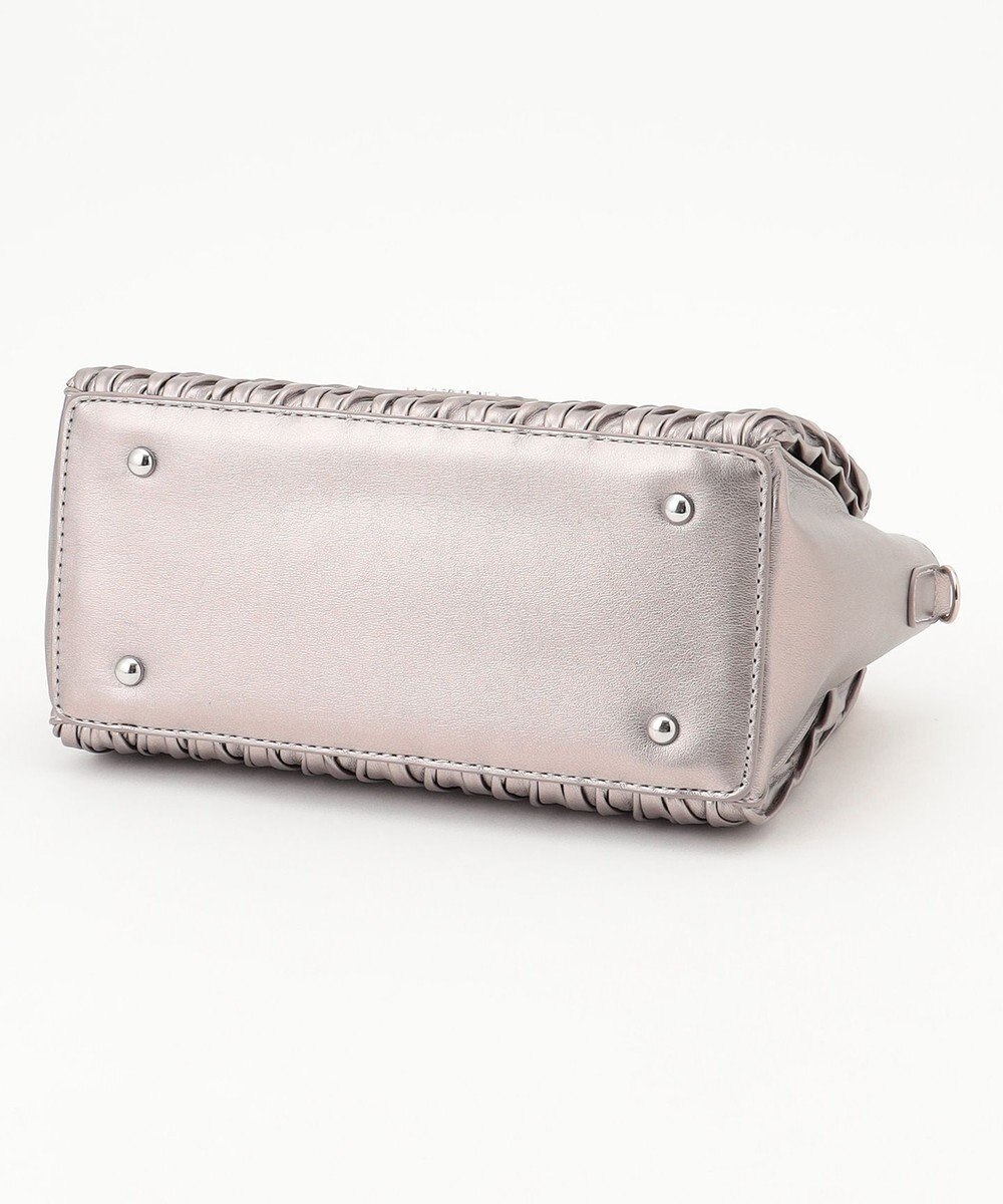 LA BAGAGERIE ランダムプリーツ2WAYハンドバッグ 