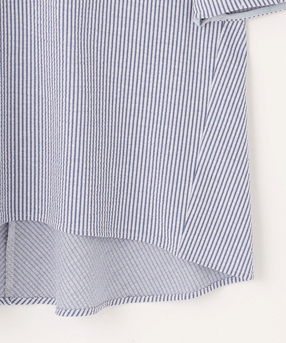 J.PRESS LADIES 【WEB限定カラーあり・抗菌消臭・吸水速乾】サッカージャージー 5分袖 ペプラム カットソー 