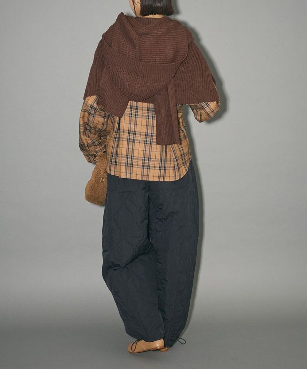 Green Parks キルティングカーブパンツ 