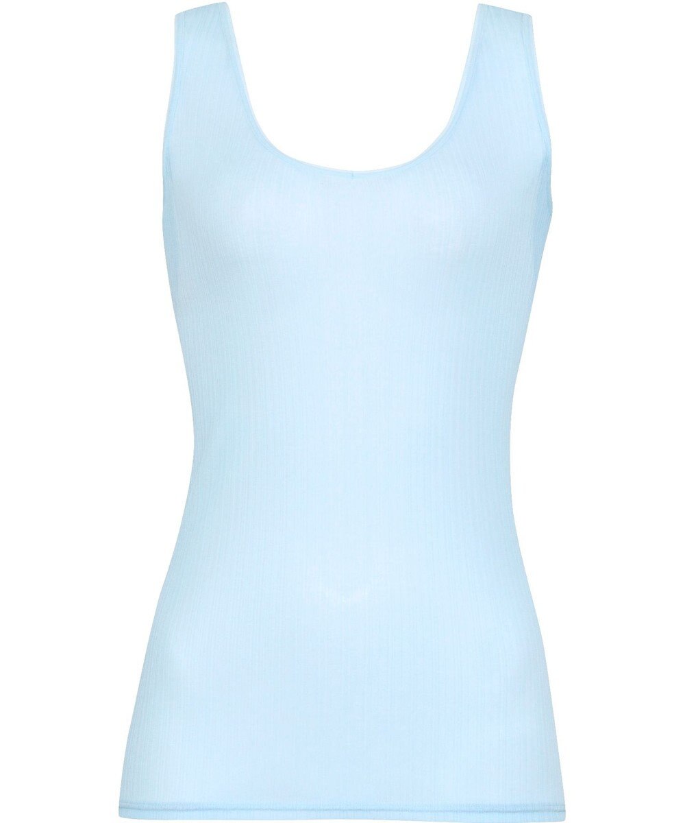 WACOAL インナー 薄くて軽い 綿混リブ素材 抗菌防臭 吸汗速乾性 通気性 夏 ノースリーブ タンクトップ レディース CLB692 /ワコール 