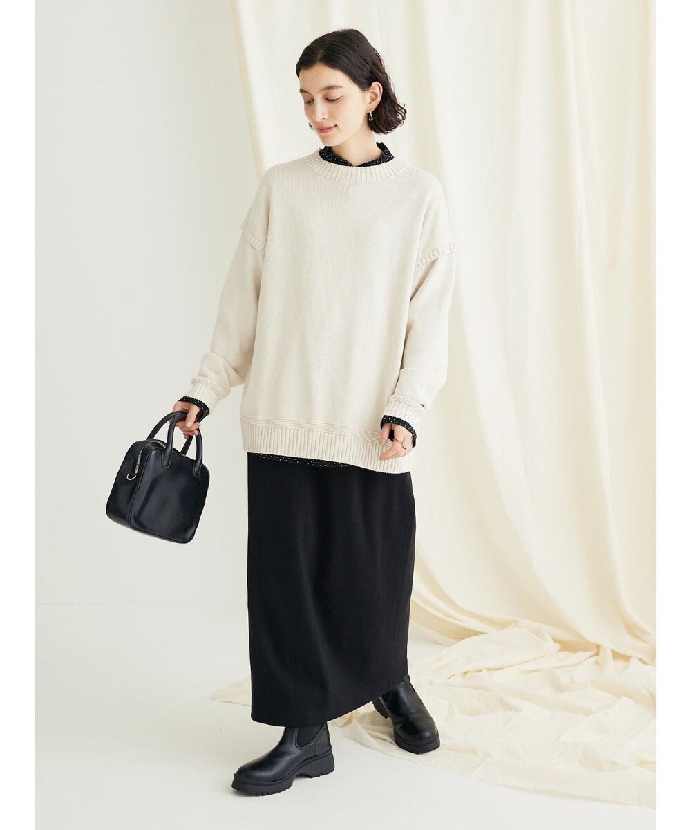 CRAFT STANDARD BOUTIQUE ピコフリルドットブラウス 