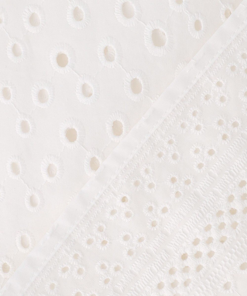 組曲 【先行予約】エンブロイダリーレーススタンドネック ブラウス 