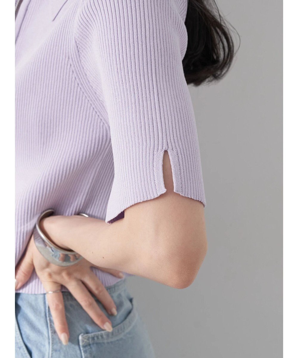 earth music&ecology 衿付きダブルＺＩＰカーディガン 