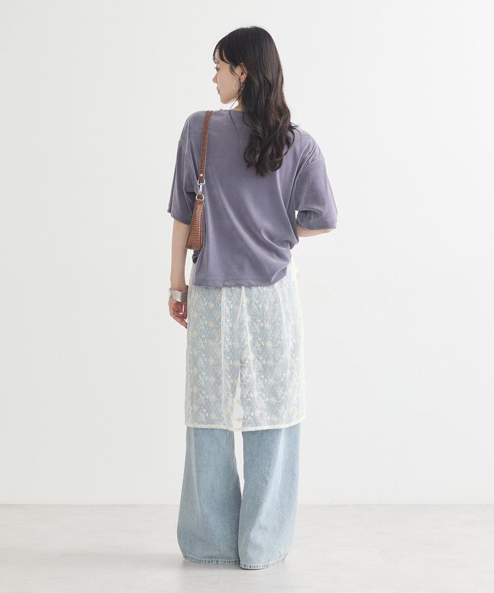 earth music&ecology シアーベロアＴｅｅ 