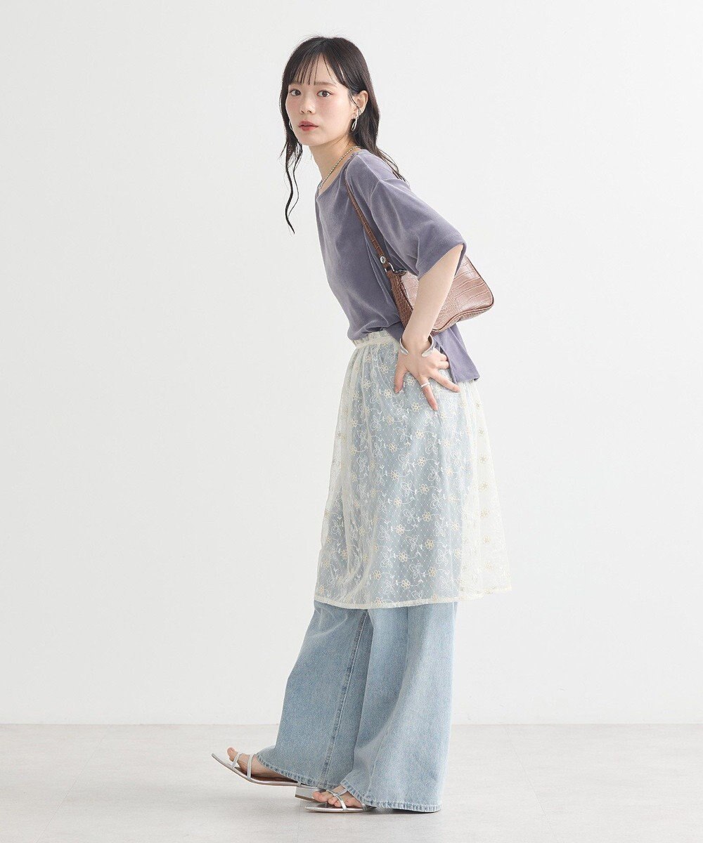 earth music&ecology シアーベロアＴｅｅ 