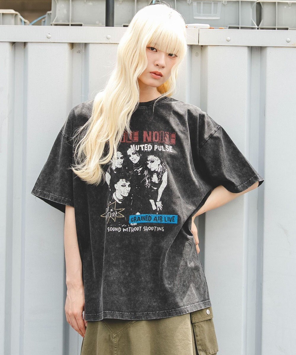 WEGO ヴィンテージウォッシュグラフィックBIGT 
