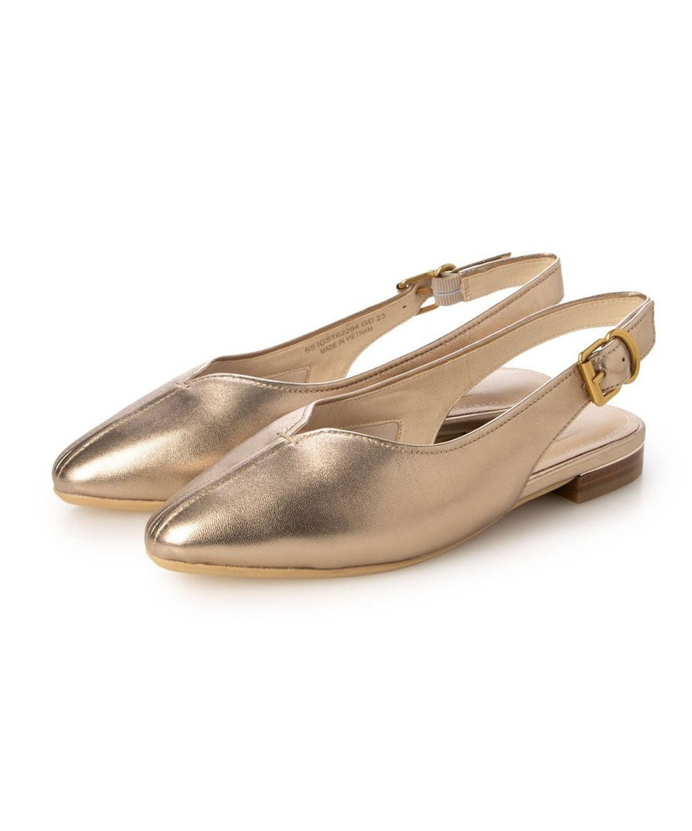 ing <ing>センターシームバックベルトパンプス 