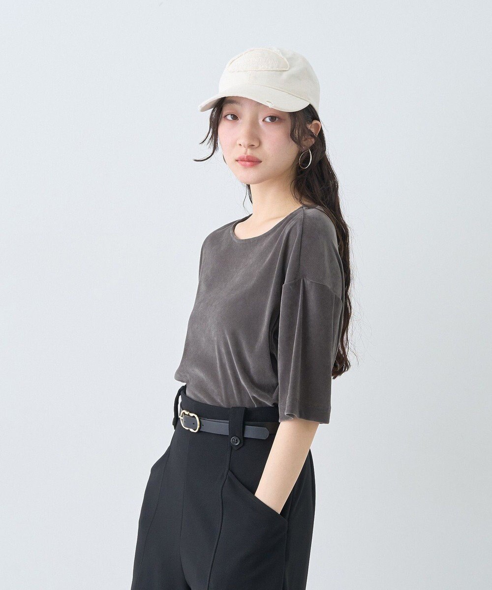 earth music&ecology シアーベロアＴｅｅ 