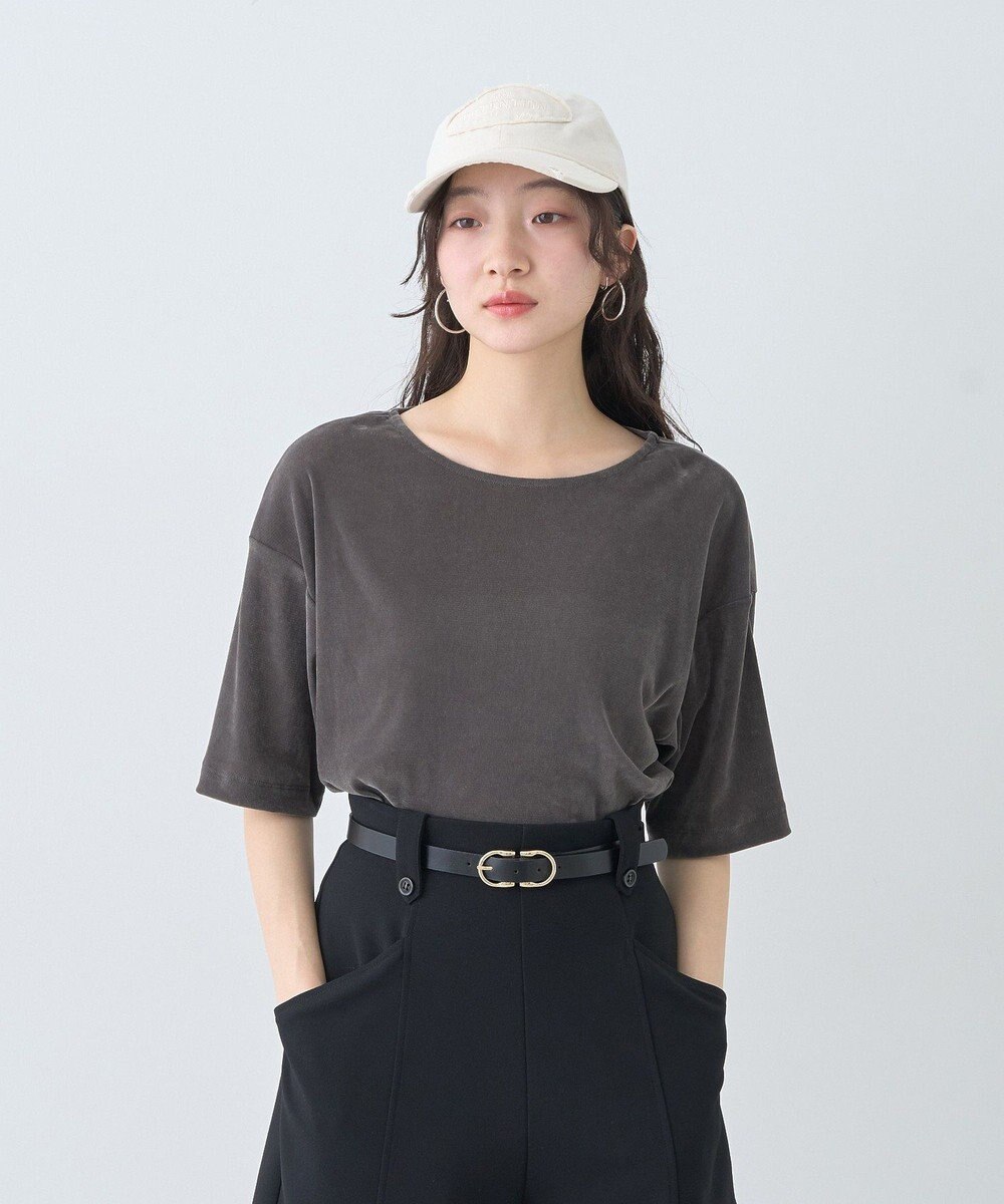 earth music&ecology シアーベロアＴｅｅ 