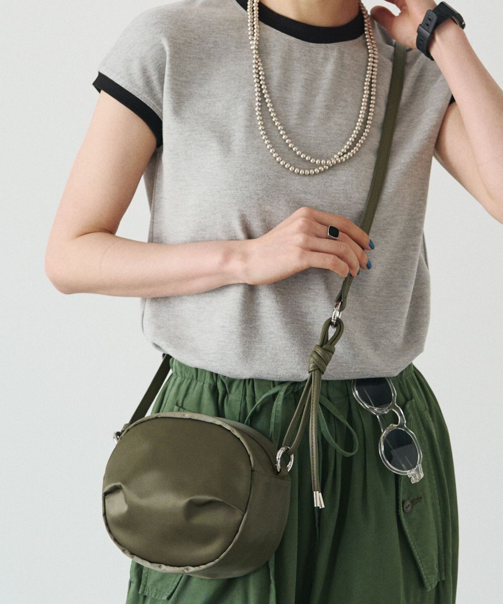 russet クラウズナイロンサークルミニショルダーバッグ(CE-1728) 